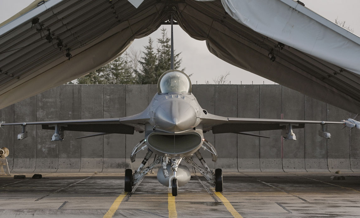 Træning af ukrainsk F-16 personel på Flyvestation Skrydstrup