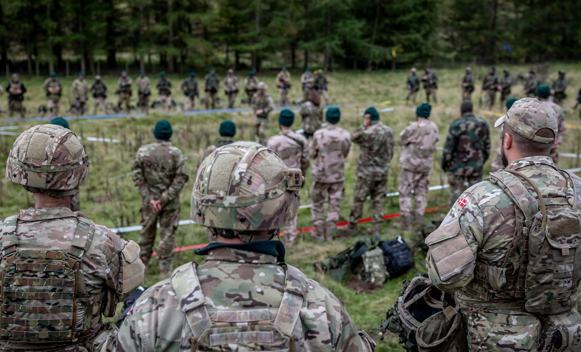 Det danske træningsbidrag til støtte for ukrainsk forsvar – Storbritannien