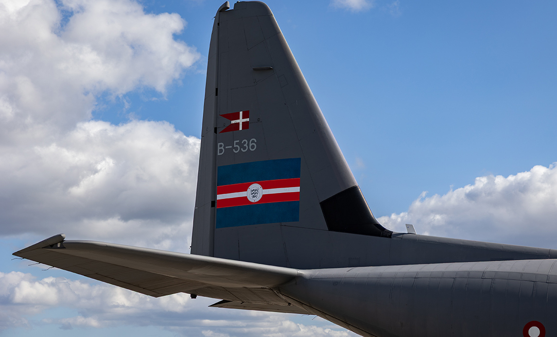 Hercules bemalet med frihedskæmperarmbind