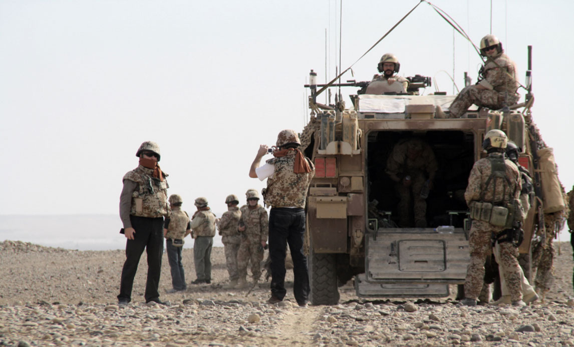 Forsvarskommissionen besøger ISAF hold 6 i Helmandprovinsen.