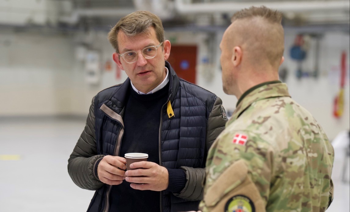 Forsvarsminister Troels Lund Poulsen besøger Ørland, Norge