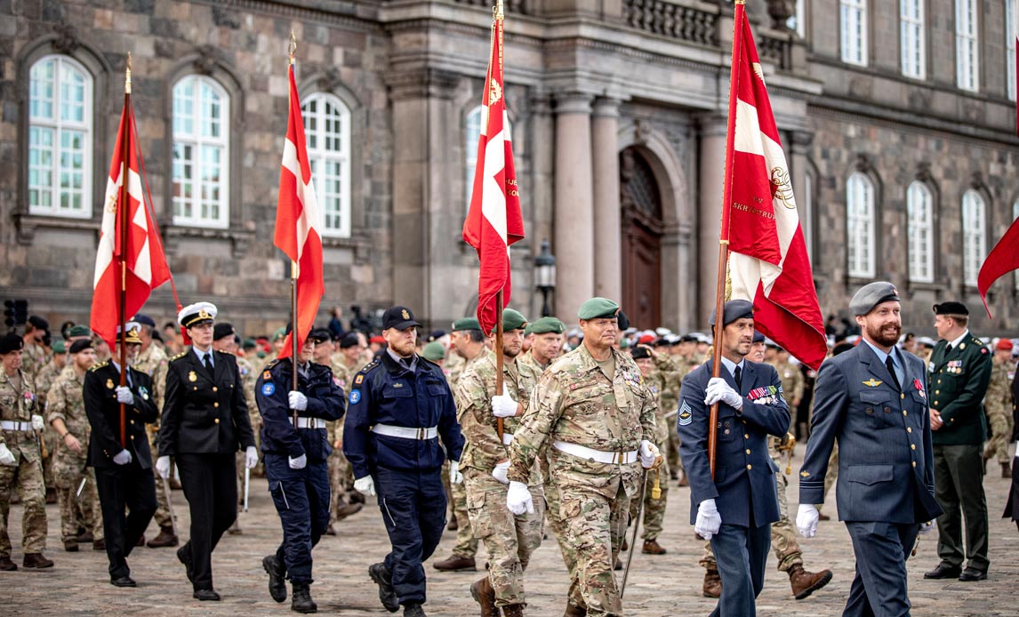 Flagdag for Danmarks udsendte ved Christiansborg 2022