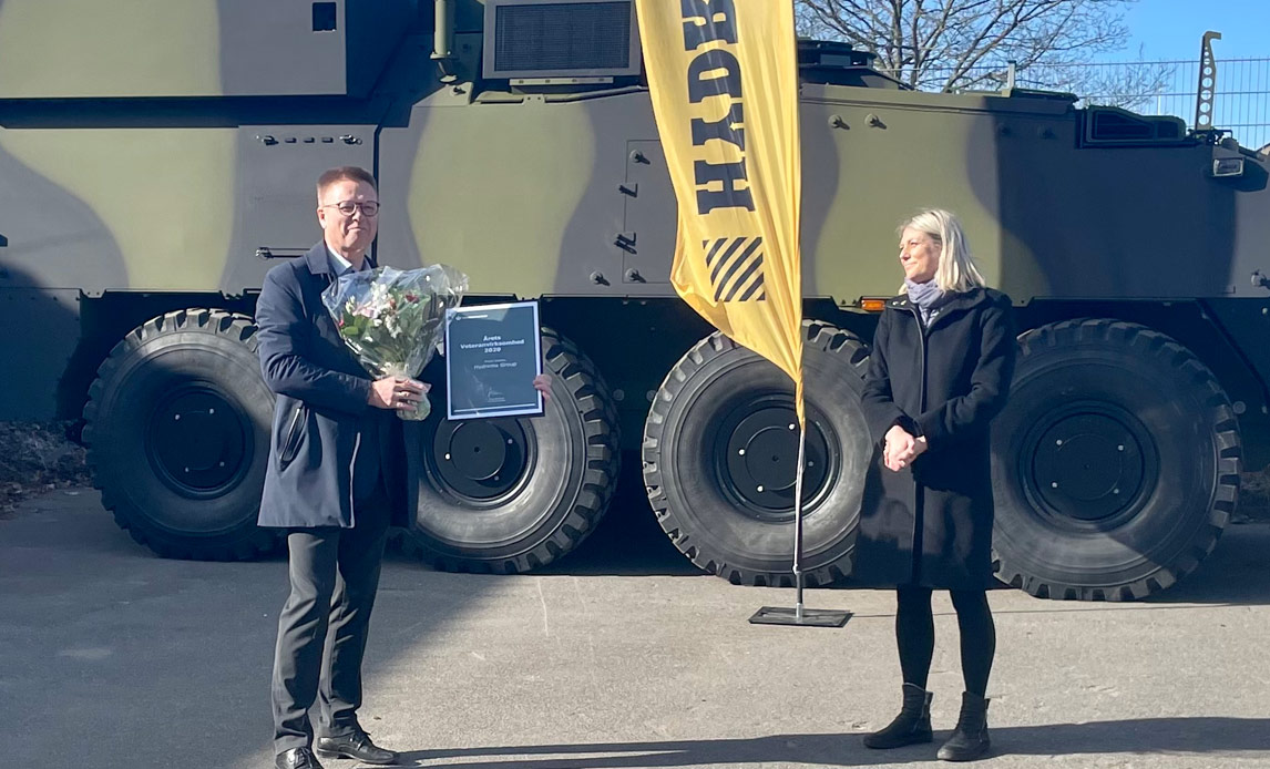 Hydrema modtager pris som Årets Veteranvirksomhed 2020.