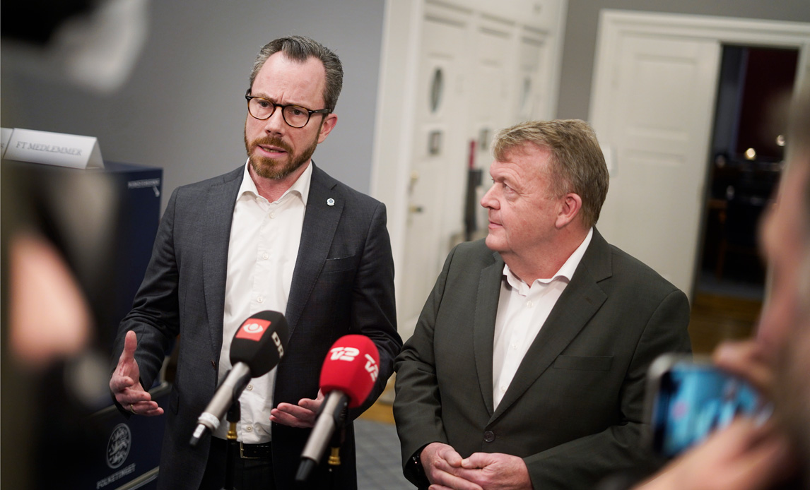 Forsvarsminister Jakob Ellemann-Jensen og Udenrigsminister Lars Løkke Rasmussen