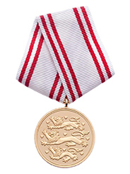 Medalje. Såret i tjeneste