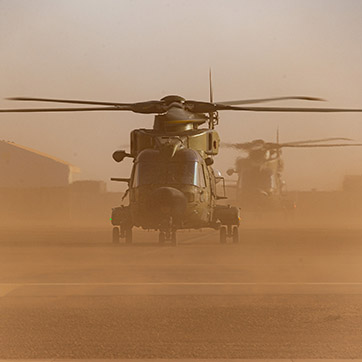 Danske helikoptere indgår i den franske mission Operation Barkhane i Mali.